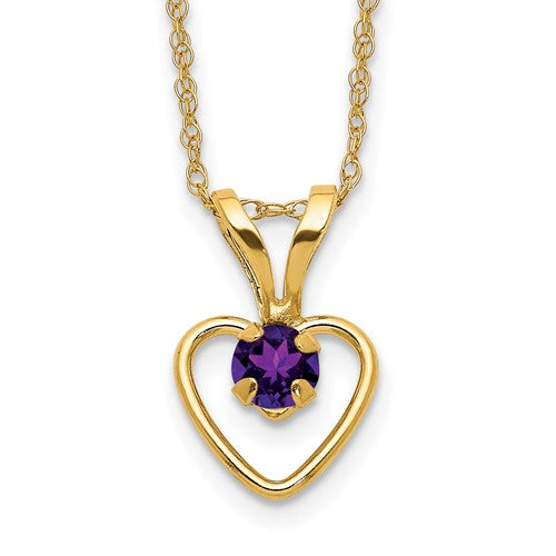 14k-madi-k-3mm-amethyst-heart-birthstone-necklace-SolomonJeweler-Wichita-KS-CustomJewelry