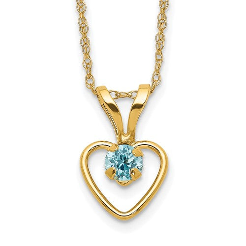 14k-madi-k-3mm-blue-zircon-heart-birthstone-necklace-SolomonJeweler-Wichita-KS-CustomJewelry