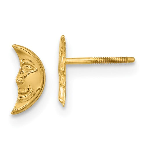 14k-madi-k-moon-w-face-post-earrings-SolomonJeweler-Wichita-KS-CustomJewelry