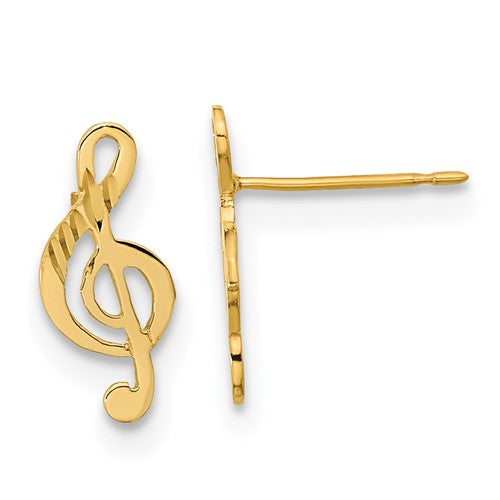 14k-madi-k-polished-musical-note-post-earrings-SolomonJeweler-Wichita-KS-CustomJewelry