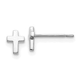 14k-white-gold-madi-k-childrens-cross-post-earrings-SolomonJeweler-Wichita-KS-CustomJewelry