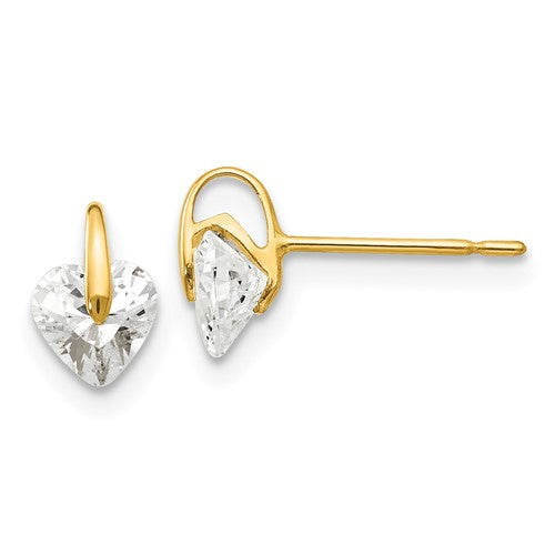 14k-madi-k-cz-childrens-heart-post-earrings-SolomonJeweler-Wichita-KS-CustomJewelry