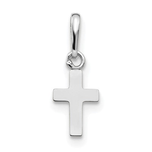 14k-white-gold-madi-k-childrens-cross-pendant-SolomonJeweler-Wichita-KS-CustomJewelry