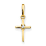 14k-madi-k-cz-childrens-cross-pendant-SolomonJeweler-Wichita-KS-CustomJewelry