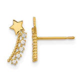 14k-madi-k-kids-cz-shooting-star-post-earrings-SolomonJeweler-Wichita-KS-CustomJewelry