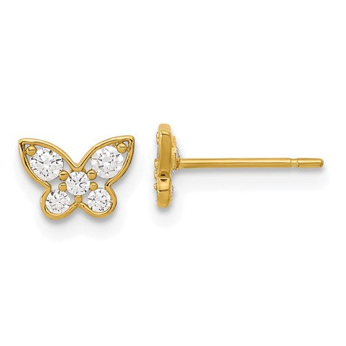 14k-madi-k-madi-k-kids-cz-butterfly-post-earrings-SolomonJeweler-Wichita-KS-CustomJewelry