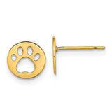 14k-madi-k-kids-pawprint-post-earrings-SolomonJeweler-Wichita-KS-CustomJewelry