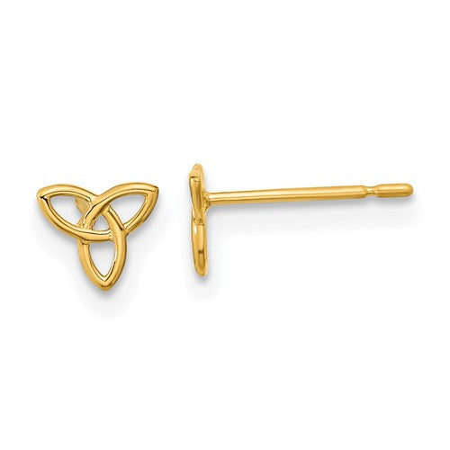 14k-madi-k-kids-celtic-knot-post-earrings-SolomonJeweler-Wichita-KS-CustomJewelry