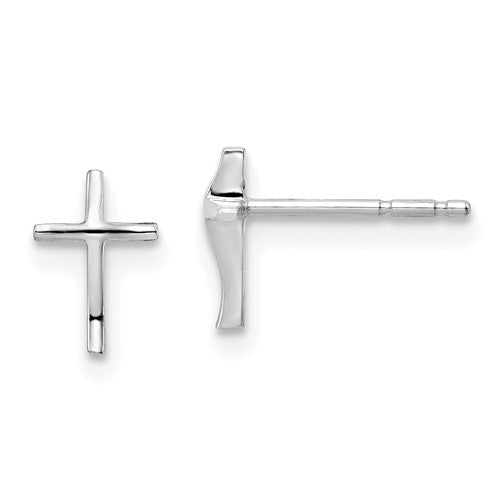 14k-madi-k-white-gold-cross-post-earrings-SolomonJeweler-Wichita-KS-CustomJewelry