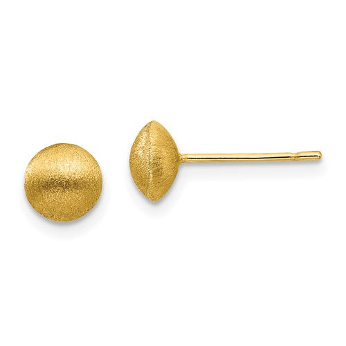 14k-7mm-satin-button-earrings-SolomonJeweler-Wichita-KS-CustomJewelry