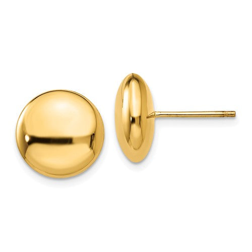 14k-polished-12mm-button-post-earrings-SolomonJeweler-Wichita-KS-CustomJewelry