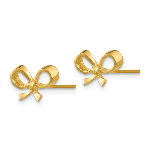 14k-bow-post-earrings-SolomonJeweler-Wichita-KS-CustomJewelry