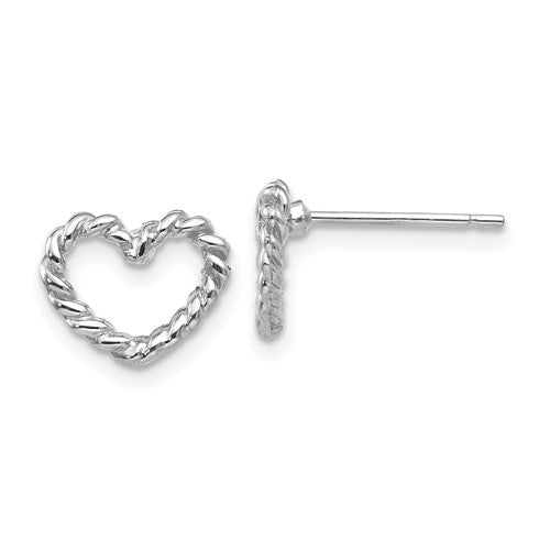 14k-white-gold-heart-post-earrings-SolomonJeweler-Wichita-KS-CustomJewelry