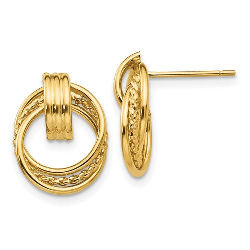 14k-polished-fancy-post-earrings-SolomonJeweler-Wichita-KS-CustomJewelry