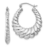 14k-white-gold-polished-scalloped-hoop-earrings-SolomonJeweler-Wichita-KS-CustomJewelry