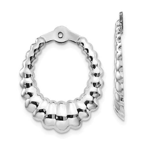 14k-white-gold-scalloped-hoop-earring-jackets-SolomonJeweler-Wichita-KS-CustomJewelry