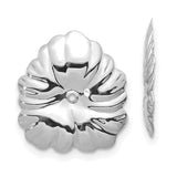 14k-white-gold-floral-earring-jackets-SolomonJeweler-Wichita-KS-CustomJewelry