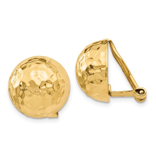 14k-omega-clip-14mm-hammered-non-pierced-earrings-SolomonJeweler-Wichita-KS-CustomJewelry