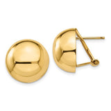 14k-omega-clip-16mm-half-ball-earrings-SolomonJeweler-Wichita-KS-CustomJewelry
