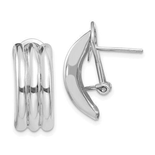 14k-white-gold-omega-post-earrings-SolomonJeweler-Wichita-KS-CustomJewelry