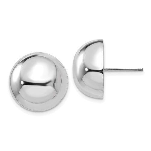 14k-white-gold-16mm-half-ball-post-earrings-SolomonJeweler-Wichita-KS-CustomJewelry