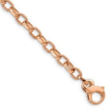 14k-rose-gold-5-0mm-fancy-link-w-ridged-edges-bracelet-SolomonJeweler-Wichita-KS-CustomJewelry