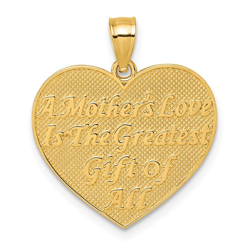14k-polished-and-textured-flower-rose-mothers-love-heart-pendant-SolomonJeweler-Wichita-KS-CustomJewelry