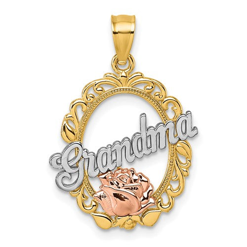 14k-two-tone-white-rhodium-polished-grandma-rose-oval-pendant-SolomonJeweler-Wichita-KS-CustomJewelry
