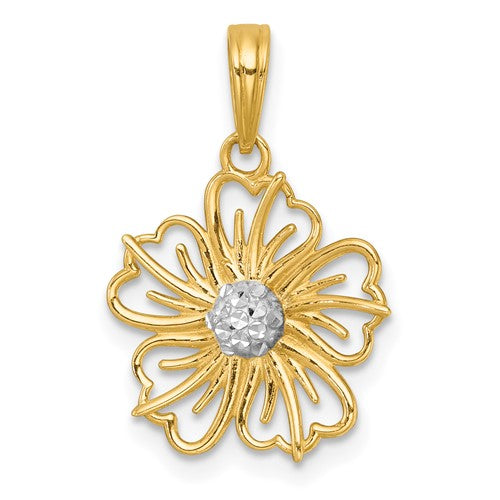 14k-with-white-rhodium-polished-fancy-flower-charm-SolomonJeweler-Wichita-KS-CustomJewelry