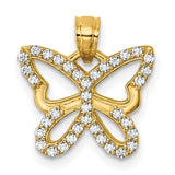 14k-polished-cz-open-wing-butterfly-pendant-SolomonJeweler-Wichita-KS-CustomJewelry