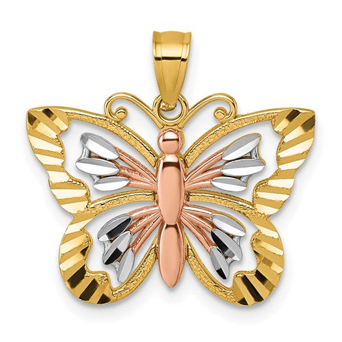 14k-two-tone-with-white-rhodium-d-c-polished-butterfly-pendant-SolomonJeweler-Wichita-KS-CustomJewelry