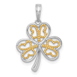 14k-with-white-rhodium-polished-fancy-3-leaf-clover-charm-SolomonJeweler-Wichita-KS-CustomJewelry
