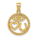 14k-polished-heart-evil-eye-and-horse-shoe-in-circle-pendant-SolomonJeweler-Wichita-KS-CustomJewelry