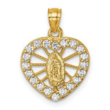 14k-polished-cz-heart-our-lady-of-guadalupe-pendant-SolomonJeweler-Wichita-KS-CustomJewelry