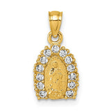 14k-polished-cz-our-lady-of-guadalupe-pendant-SolomonJeweler-Wichita-KS-CustomJewelry