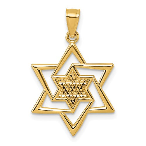 14k-polished-and-d-c-star-of-david-religious-pendant-SolomonJeweler-Wichita-KS-CustomJewelry