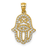 14k-polished-cz-hamsa-pendant-SolomonJeweler-Wichita-KS-CustomJewelry
