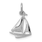 14k-white-gold-solid-polished-3-d-sailboat-charm-SolomonJeweler-Wichita-KS-CustomJewelry