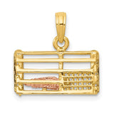 14k-two-tone-polished-3-d-lobster-trap-pendant-SolomonJeweler-Wichita-KS-CustomJewelry