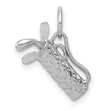 14k-white-gold-solid-polished-3-d-golf-bag-clubs-charm-SolomonJeweler-Wichita-KS-CustomJewelry