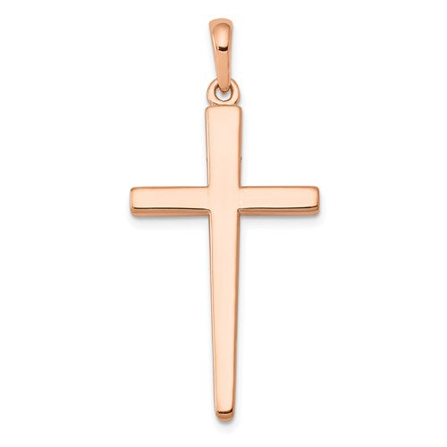 14k-rose-gold-cross-pendant-SolomonJeweler-Wichita-KS-CustomJewelry