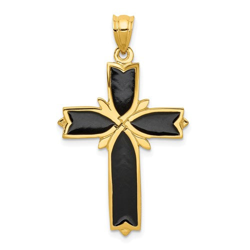 14k-enameled-latin-cross-pendant-SolomonJeweler-Wichita-KS-CustomJewelry
