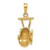 14k-3d-baby-carriage-charm-SolomonJeweler-Wichita-KS-CustomJewelry