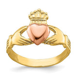 14k-two-tone-baby-claddagh-ring-SolomonJeweler-Wichita-KS-CustomJewelry