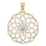 14k-rhodium-diamond-cut-sphere-pendant-SolomonJeweler-Wichita-KS-CustomJewelry