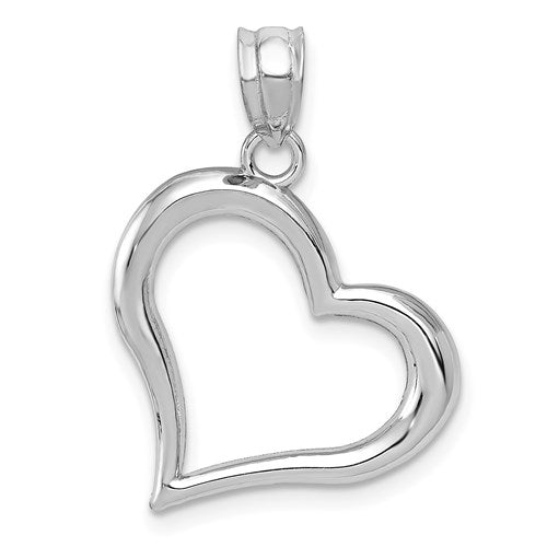 14k-white-gold-polished-open-heart-pendant-SolomonJeweler-Wichita-KS-CustomJewelry