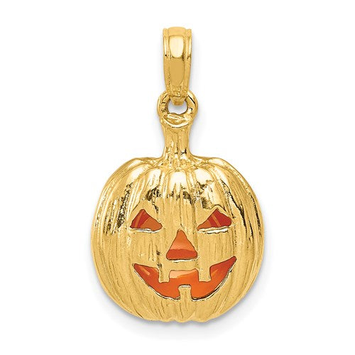 14k-enameled-inside-3-d-cut-out-pumpkin-pendant-SolomonJeweler-Wichita-KS-CustomJewelry