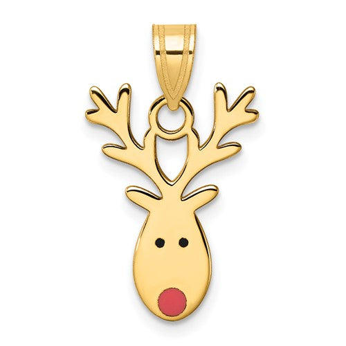 14k-enameled-reindeer-charm-SolomonJeweler-Wichita-KS-CustomJewelry