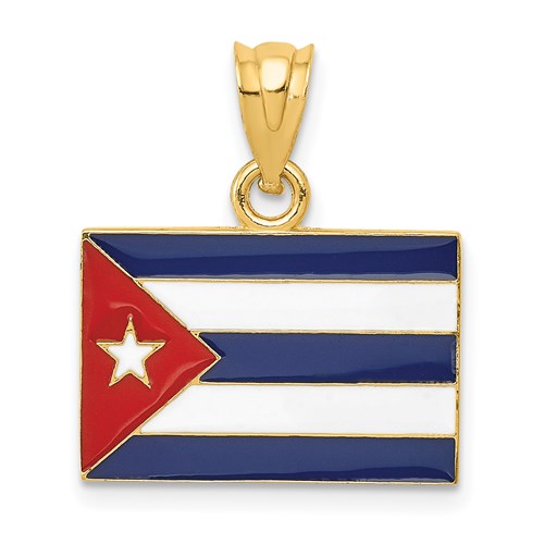 14k-enameled-cuba-flag-pendant-SolomonJeweler-Wichita-KS-CustomJewelry