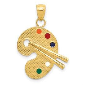 14k-enameled-artist-palette-pendant-SolomonJeweler-Wichita-KS-CustomJewelry
